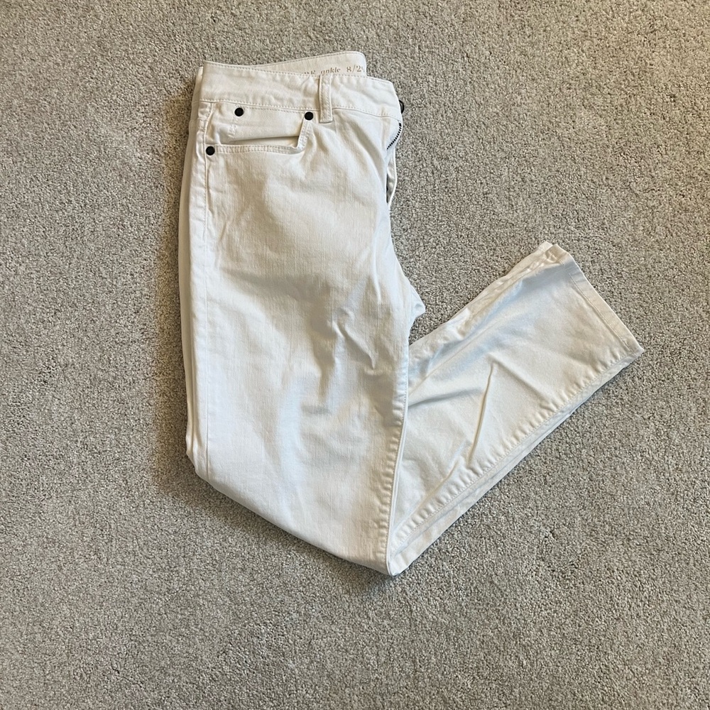 Talbots White Denim Jeans - Picture 3 of 5